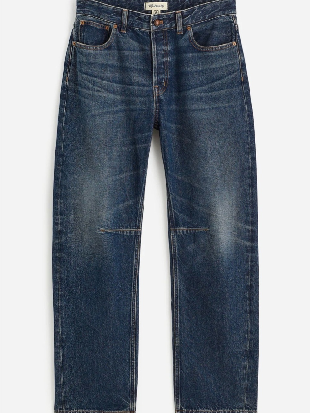 Madewell The Darted Barrel Leg Jean in Danver Wash - women’s